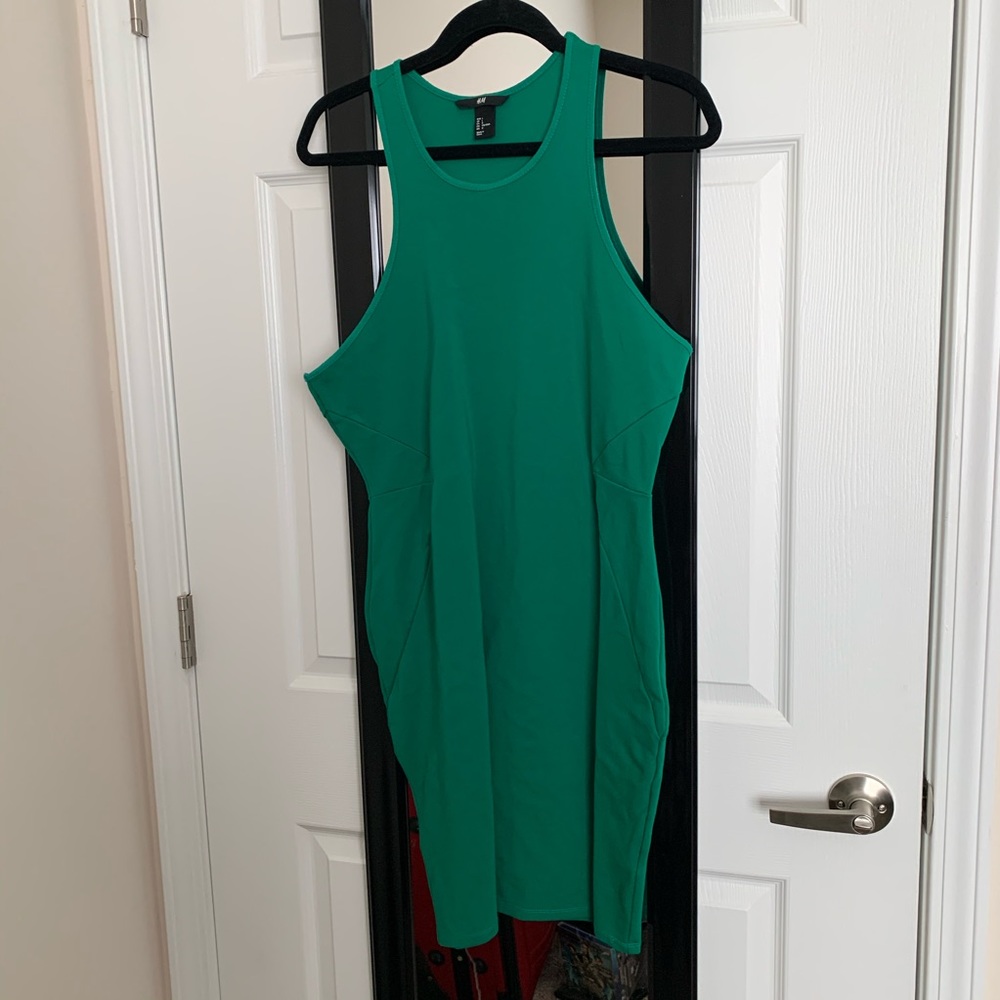 Green Ponte Bodycon